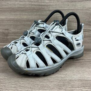 KEEN Whisper Women's Gray & Silver Outdoor Waterproof Sport Sandals